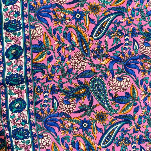 Vintage 90s Dreamy halter maxi dress in vibrant paisley (pink, lilac & teal) ✨ - Picture 10 of 10